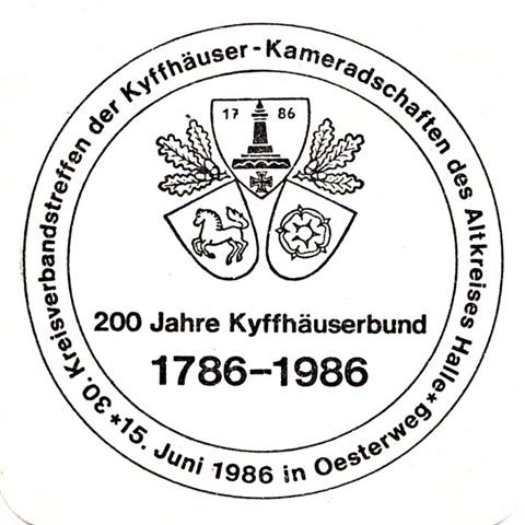 hiddenhausen hf-nw herforder quad 5b (185-200 jahre kyffh�userbund 1986-schwarz)
